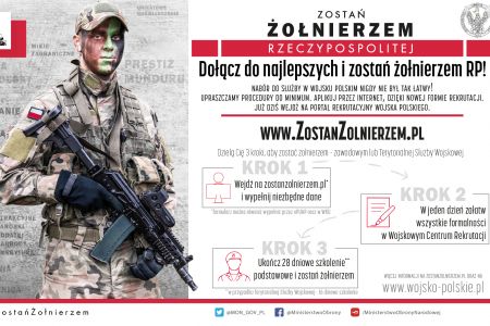 Zostań Żołnierzem Rzeczypospolitej - rusza nowy system rekrutacji do Wojska Polskiego