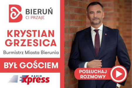 Burmistrz Krystian Grzesica był Gościem RadioExpress.fm - posłuchajcie rozmowy