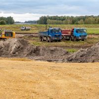 Budowa drogi S1 w Bieruniu - październik 2024 (1)