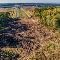 Budowa drogi S1 - okolice Bijasowic i Zarzyny - 16 października 2024 (zdjęcia z drona) (1)