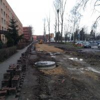 Remont ulicy Granitowej - początek lutego 2020