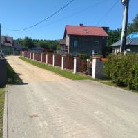 Ulica Wita i ulica Skrajna przed realizacją inwestycji