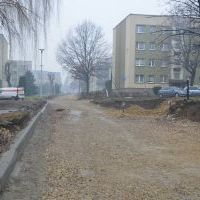 Przebudowa drogi wewnętrznej ulicy Węglowej - w trakcie