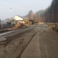 Ulice Domy Polne i Szynowa podczas remontu (1)