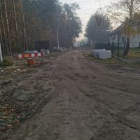 Ulice Domy Polne i Szynowa podczas remontu
