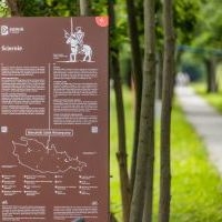 Pylony rowerowego Bieruńskiego Szlaku Historycznego (7)