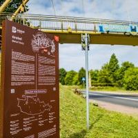 Pylony rowerowego Bieruńskiego Szlaku Historycznego (1)