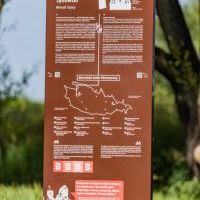 Pylony rowerowego Bieruńskiego Szlaku Historycznego